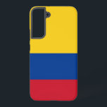Drapeau Coque Samsung Galaxy S22 Plus de la Colomb<br><div class="desc">Améliorez votre Samsung Galaxy S22 Plus avec notre couverture téléphonique exclusive avec le drapeau de la Colombie! Réalisée avec une attention minutieuse aux détails, cette couverture téléphonique présente fièrement le design dynamique du drapeau colombien. Le drapeau comporte trois bandes horizontales (jaune, bleu et rouge), la bande jaune représentant la moitié...</div>