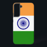 Drapeau Coque Samsung Galaxy S22 Plus de l'Inde<br><div class="desc">Ajoutez une touche de fierté indienne à votre Samsung Galaxy S22 Plus avec notre couverture exclusive avec le drapeau de l'Inde! Réalisée avec une attention minutieuse aux détails, cette couverture célèbre le patrimoine indien et la richesse culturelle. Le design présente fièrement le modèle tricolore iconique du safran, blanc et vert,...</div>
