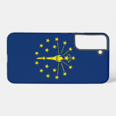 Drapeau Coque Samsung Galaxy S22 Plus de l'Indiana (Verso Horizontal)