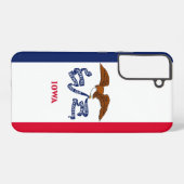 Drapeau Coque Samsung Galaxy S22 Plus de l'Iowa (Verso Horizontal)