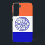 Drapeau Coque Samsung Galaxy S22 Plus de New York<br><div class="desc">Transformez votre Samsung Galaxy S22 Plus avec l'esprit vibrant de New York en utilisant notre couverture téléphonique exclusive avec le drapeau de New York City! Réalisée avec une attention minutieuse aux détails, cette couverture célèbre l'héritage unique et la fierté de New York City. Le design met en valeur les éléments...</div>