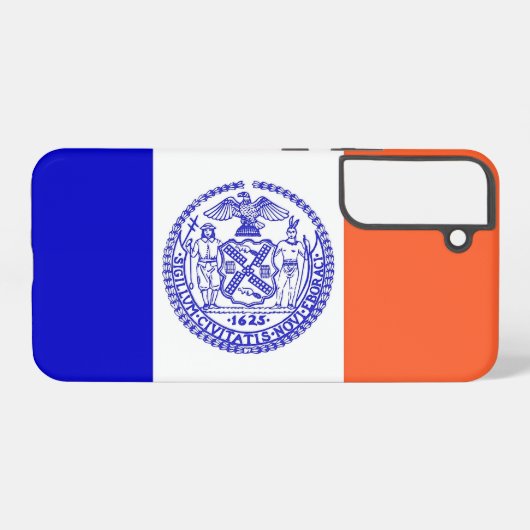 Drapeau Coque Samsung Galaxy S22 Plus de New York (Verso Horizontal)