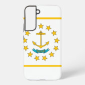 Drapeau Coque Samsung Galaxy S22 Plus de Rhode Isl (Verso)