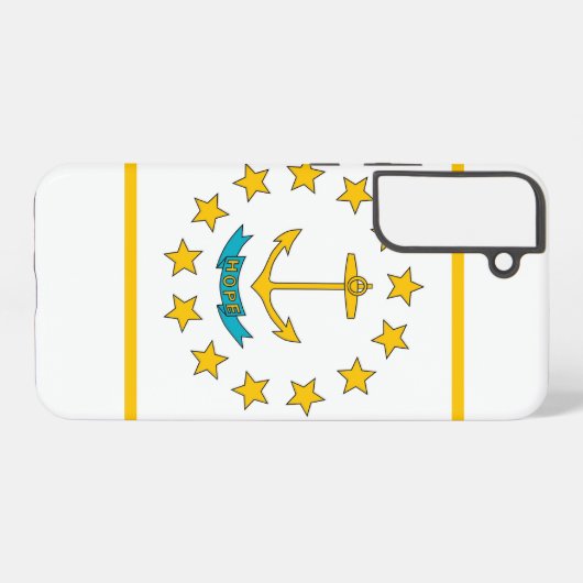Drapeau Coque Samsung Galaxy S22 Plus de Rhode Isl (Verso Horizontal)
