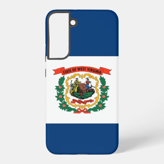 Drapeau Coque Samsung Galaxy S22 Plus de Virginie- (Verso)