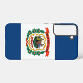 Drapeau Coque Samsung Galaxy S22 Plus de Virginie- (Verso Horizontal)