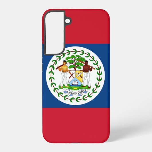 Drapeau Coque Samsung Galaxy S22 Plus du Belize (Verso)