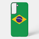 Drapeau Coque Samsung Galaxy S22 Plus du Brésil (Verso)