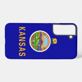 Drapeau Coque Samsung Galaxy S22 Plus du Kansas (Verso Horizontal)