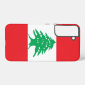 Drapeau Coque Samsung Galaxy S22 Plus du Liban (Verso Horizontal)
