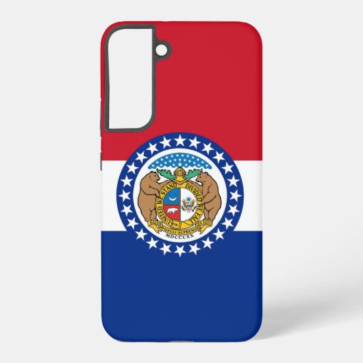 Drapeau Coque Samsung Galaxy S22 Plus du Missouri (Verso)