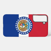 Drapeau Coque Samsung Galaxy S22 Plus du Missouri (Verso Horizontal)
