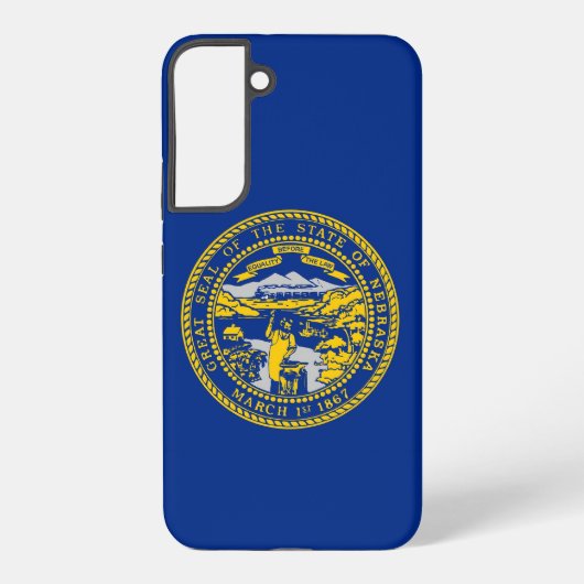 Drapeau Coque Samsung Galaxy S22 Plus du Nebraska (Verso)