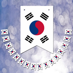 Drapeau coréen & Parti Corée du Sud Bannières / Ma