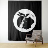 Drapeau corse Tapisserie (En situation)