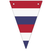 Drapeau couleurs rayures - Rouge Blanc Bleu (Troisième drapeau)