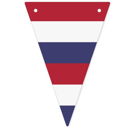 Drapeau couleurs rayures - Rouge Blanc Bleu (Deuxième drapeau)