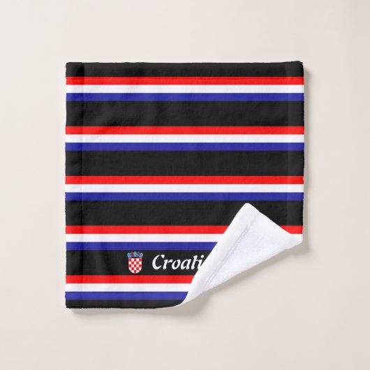 Drapeau croate (Gant de toilette)