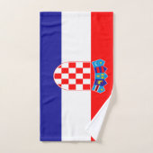 Drapeau croate (Serviette à main)