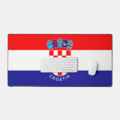 Drapeau Croate Avec Texte Personnalisé (Clavier et souris)