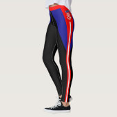 Drapeau croate noir leggings de mode (Gauche)