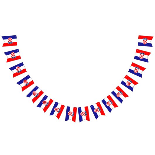Drapeau Croatie de la bannière (Tout)