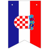 Drapeau Croatie de la bannière (Deuxième drapeau)