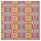 Drapeau cubain et tissu de coeur cubain (Échantillon)