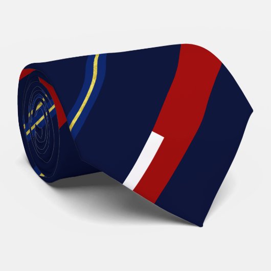 Drapeau d'Abu Dhabi Cravate (Roulé)