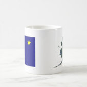 Drapeau d'Alaska + Tasse de carte (Centre)