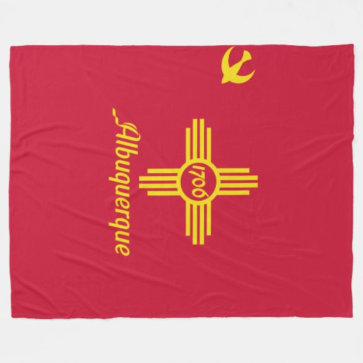 Drapeau d'Albuquerque, Nouveau-Mexique Couverture  (Devant (Horizontal))