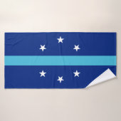 Drapeau d'Anaheim, Californie (Serviette de bain)