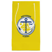 Drapeau d'Anchorage, sac cadeau de l'Alaska (Devant)