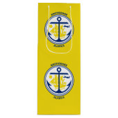 Drapeau d'Anchorage, sac cadeau de vin de l'Alaska (Devant)