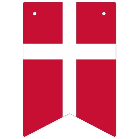 Drapeau Danemark bannière de mise en drapeau (Troisième drapeau)