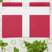 Drapeau Danemark Serviettes de cuisine (Plié)