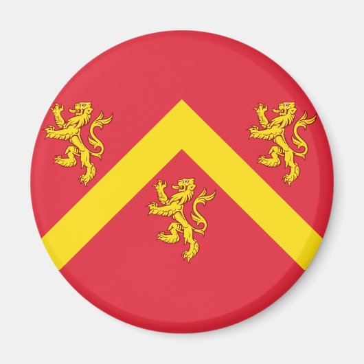 Drapeau d'Anglesey Magnet (Devant)