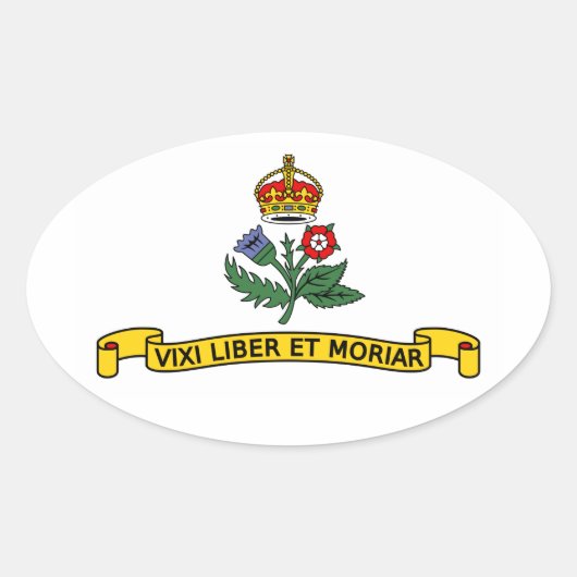 Drapeau d'Annapolis, Sticker ovale du Maryland (Devant)