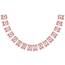 Drapeau d'anniversaire de Berry Sweet