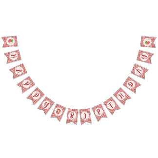 Drapeau d'anniversaire de Berry Sweet