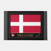 Drapeau danois, Danemark Accueil tapis / sports (Devant)