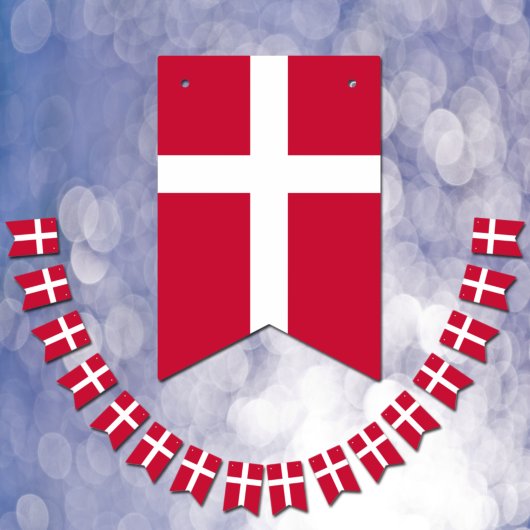 Drapeau danois & Fêtes Danemark Bannières / Mariag