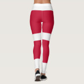 Drapeau danois Leggings (Dos)