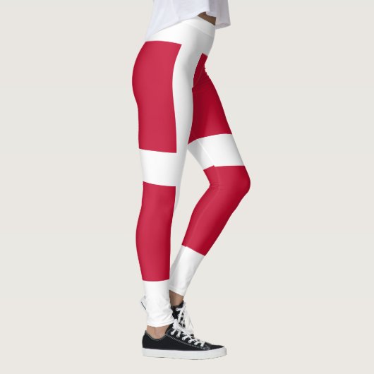 Drapeau danois Leggings (Droite)