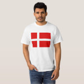Drapeau danois t-shirts pour le Danemark (Devant entier)
