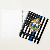 Drapeau d'application de la loi du service de poli (Devant avec enveloppe)