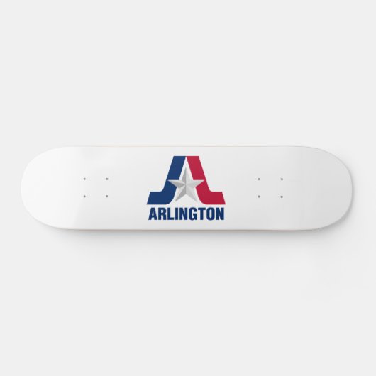 Drapeau d'Arlington, Texas Skateboard (Horz)