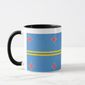 Drapeau d'Aruba Mug (Gauche)