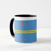 Drapeau d'Aruba Mug (Devant gauche)