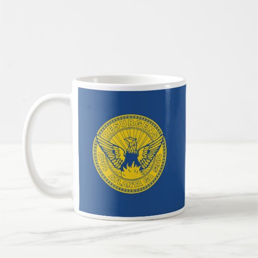 Drapeau d'Atlanta, Géorgie Coffee Mug (Gauche)
